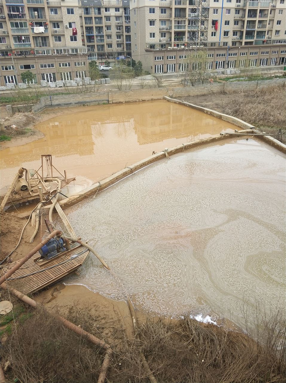 杨陵沉淀池淤泥清理-厂区废水池淤泥清淤